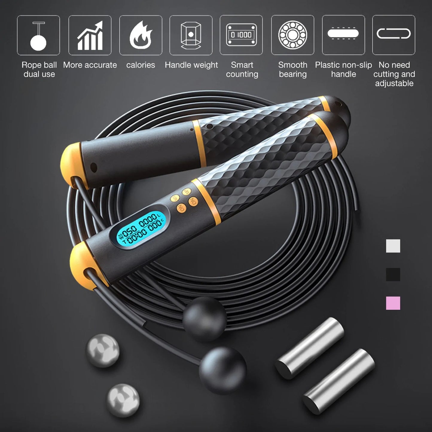 SmartFit Digital Jump Rope Pro